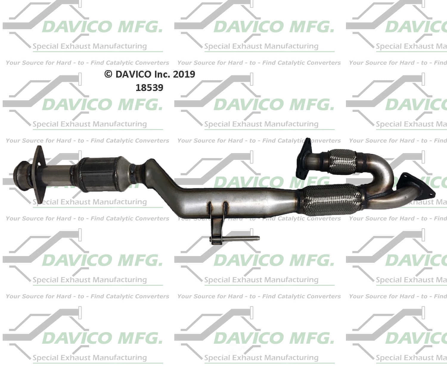 Davico Mfg 18539 Direct-Fit Catalytic Converter
