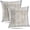 Boho - Beige White, variant on Boho Throw Pillow Covers 18x18 inch Set of 2 Beige White Decorative Pillow Covers for Couch, Monaco Persian Style Pillow Case Cushion Cover Pillowcase for Couch Sofa Bed