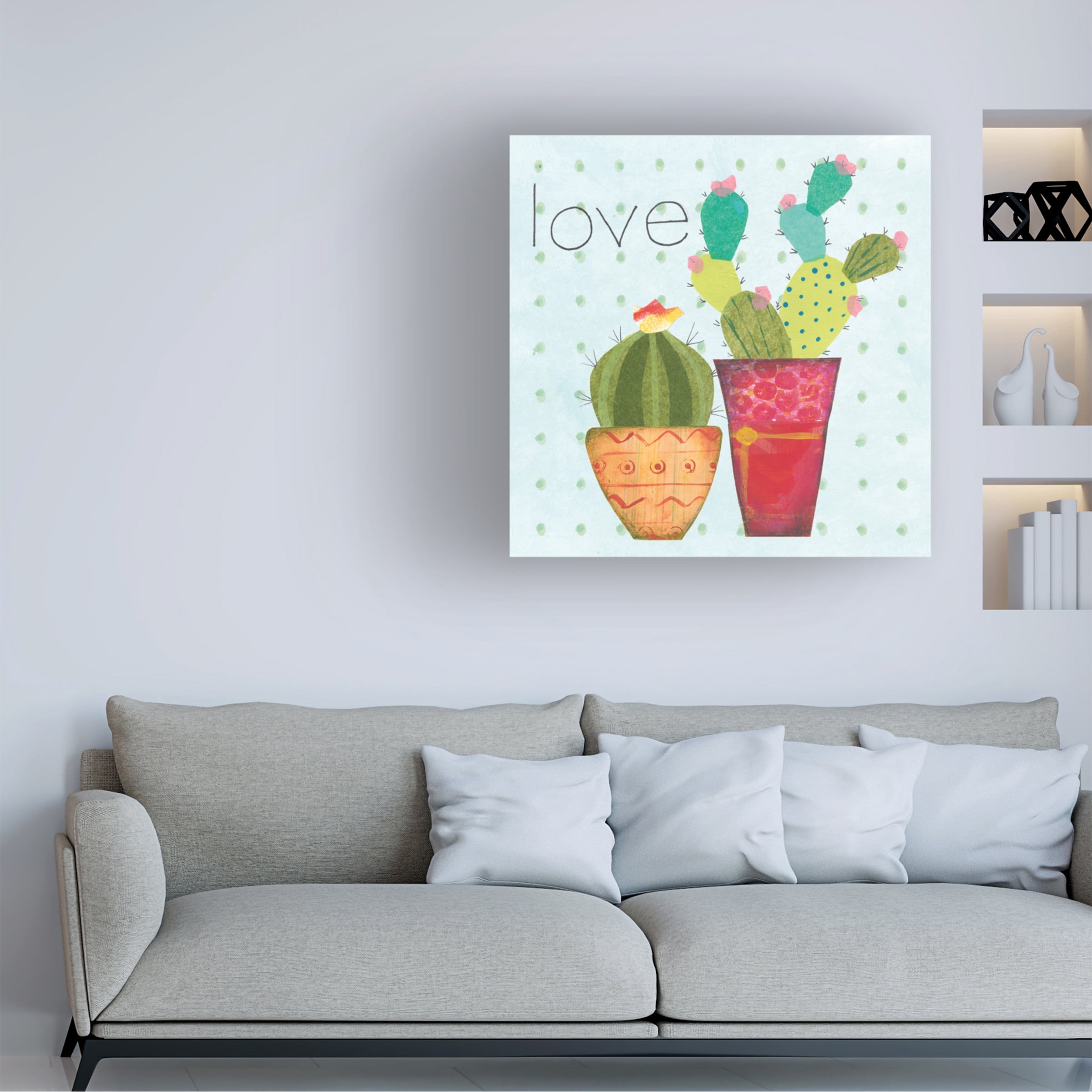 Courtney Prahl 'Southwest Cactus III' Canvas Art