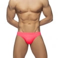 thumbnail image 2 of Bañador de hombre de cintura baja, braguitas de bikini de nailon de color liso, bañador de playa antivergüenza con copa, 2 of 5