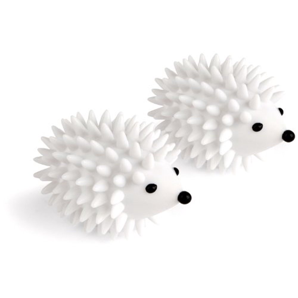 Kikkerland Hedgehog Dryer Balls, Reusable, White, Set of 2 Walmart