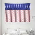 thumbnail image 1 of USA Tapestry, American Flag with Stars and Stripes Nationality Independence Day Theme, Wall Hanging for Bedroom Living Room Dorm Decor, 80W X 60L Inches, Violet Blue Ruby White, by Ambesonne, 1 of 2