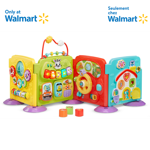 VTech Baby 4-in-1 Steps & Stages Activity Center With Movable Panels - Walmart Exclusive - French Version