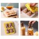 thumbnail image 4 of Nueva bandeja de hielo de cuatro rejillas con forma de oso, molde de silicona para helado casero, paletas de helado, bandeja de hielo amarilla, 4 of 7
