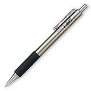 Zebra Pen Corporation : Ballpoint Pen,Retract.,0.7mm,1/PK,Black Ink,Stainless Steel -:- Sold as 2 Packs of - 1 - / - Total of 2 Each