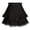 Black, variant on Skorts Skirts for Women,Mini Skirts for WomenSolid Ruffle Skort Elastic Drawstring Layered Mini Dresses