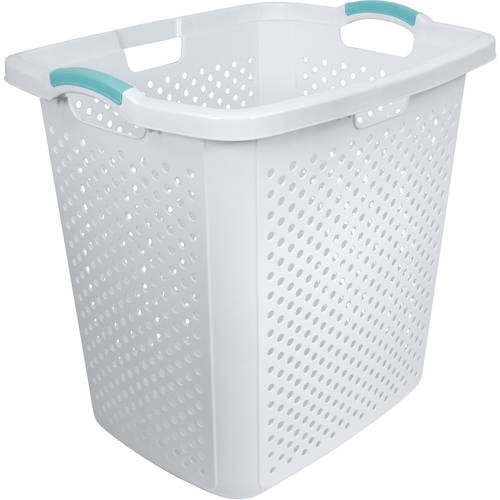 Home Logic XL Lamper Laundry Basket 2.5 Bushel, White Walmart