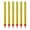 B, variant on Birthday Candle with Pencil Wax Design for Cake Decoration - Internet Famous Creative Romantic Smoke Free and Tear Free Gold Plating, 15cm Length