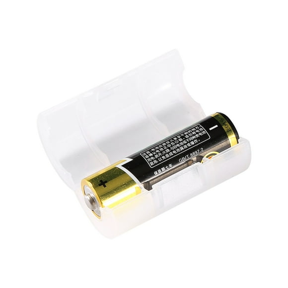 Battery Converter, 4 Pack AA to Size C Battery Adapters Holder Switcher Converter Box Battery Adapter Battery Caddy With Battery Limit Slot for Electronics Emergency Situations