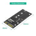 thumbnail image 4 of M.2 NGFF to SATA Adapter Card B Key/B & M Key SSD (Not for M.2 NVME), 4 of 5