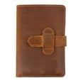 thumbnail image 2 of HNYG Leather Field Notes Cover for 3.5" x 5.5" Notebooks, Journal Cover for Moleskine Cahier, Leather Notebook Cover with Pen Holder, 2 of 8