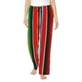 thumbnail image 2 of Picia Mexican Serape Blanket Stripes Womens Soft Woven Cotton Elastic Waistband Sleep Pajama Pant Lounge Sleep Pant With Pockets And Drawstring-Large, 2 of 9