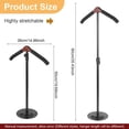 thumbnail image 2 of FNNMNNR Shirt Display 35” Height Adjustable Shoulder Stand Shirt Rack  T Shirt Display Stand for Clothing Garment Coat Retail Vendor， Shirt Rack，Metal Clothing Display Rack, 2 of 11