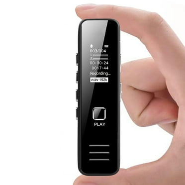 32GB/16GB Digital Voice Activated Recorder for Lectures, 12Hours Sound Audio Recorder Dictaphone Voice Activated Recorder Recording Device with Playback, Microphone, Earphone, Phone Cable,etc