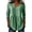 Green, variant on Women Linen Shirts Half Sleeve V Neck Tops Striped Washed Cotton Linen Casual Blouses Black L