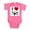 Raspberry, variant on CafePress - I Love Fans Infant Bodysuit - Cute Infant Bodysuit Baby Romper - Size Newborn - 24 Months