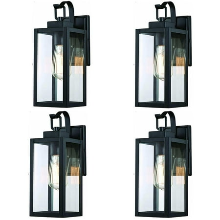 

4 Pack 1-Light Outdoor Wall Sconce - 5 x6.7 x13.78