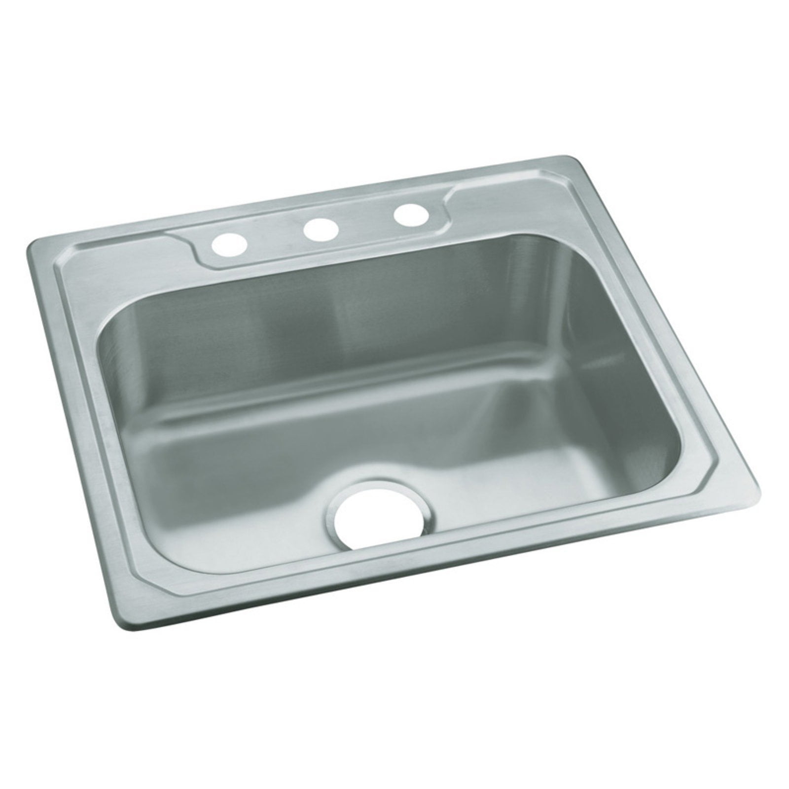 Sterling By Kohler Middleton 14631 3 Single Basin Drop In Kitchen Sink