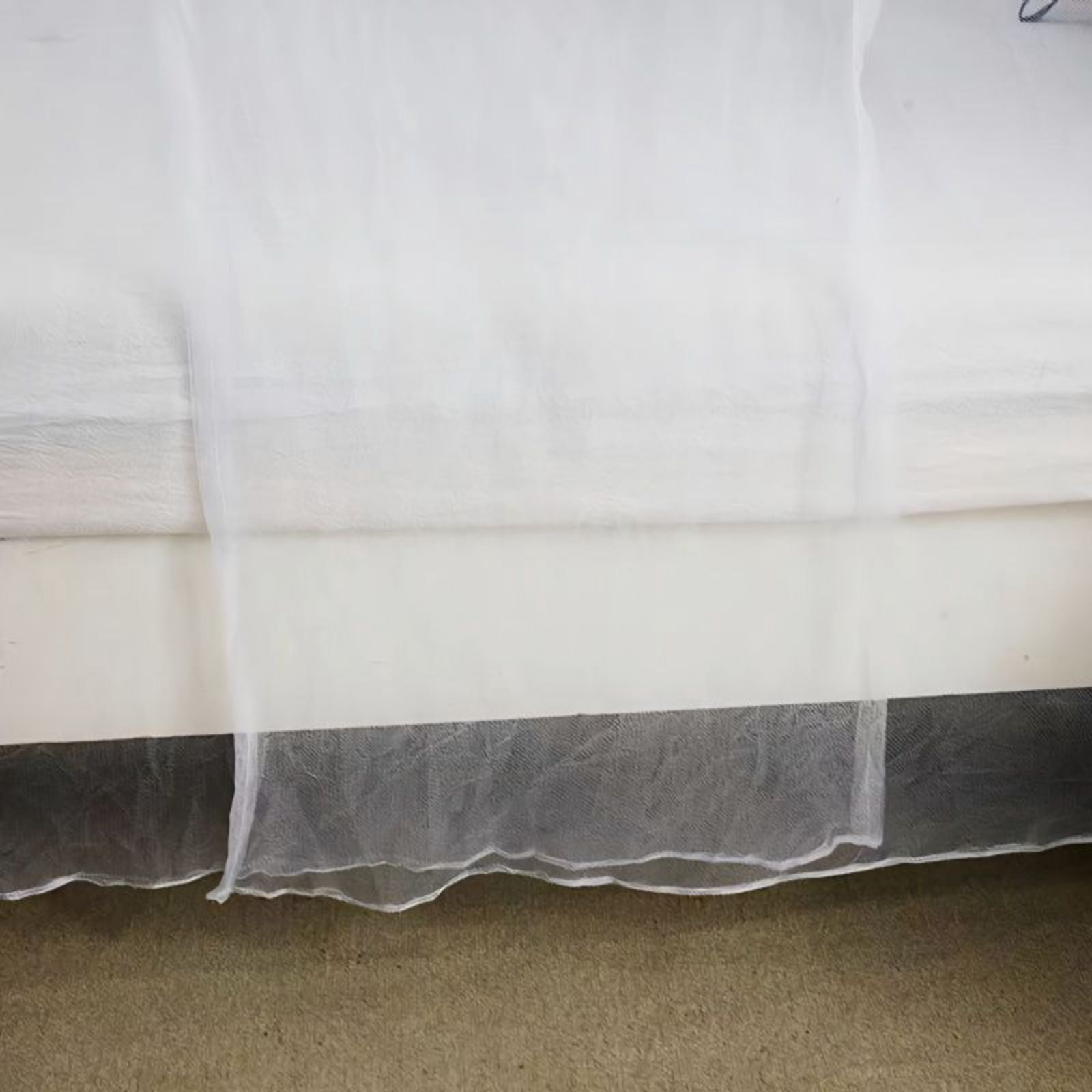 4 Corners Mosquito Net for Mosquiteros para Camas Bed Canopies Netting Bed Drapes Rectangular Mosquito Mesh for Camping Home Outdoor Travel
