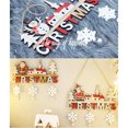 thumbnail image 3 of Labymos Navidad Haning puerta colgantes madera Feliz, 3 of 8