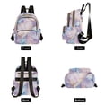 thumbnail image 4 of FORMRS Mini Backpack Purse for Women Travel Daypack Casual Shoulder Bag, Purple Marble Pattern, 4 of 7