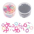 thumbnail image 4 of Shisuyan 200pcs Baby Girl Hair Ropes Ponytail Holder Rings Kids Hair Accessories, 4 of 8