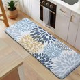 thumbnail image 5 of Blue Floral and Petal Pattern Kitchen Rug Mat,Kitchen Runner Rugs Non Skid Washable,Decorative Kitchen Floor Mats for Kitchen,Sink,Laundry,17"x47.2", 5 of 7