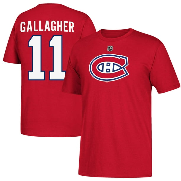 Montreal Canadiens Brendan Gallagher NHL YOUTH Player Name & Number T-Shirt - NHL Team Apparel