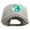 Beige Brown, variant on Yin Yang Clover Embroidered Pigment Dyed Wash Cap - Beige Black OSFM