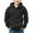Black, variant on Hoodies for Teen Boys Hip Hop Zip Up Hoodie Fall Winter Long Sleeve Pullover Hooded Sweatshirts Pockets Streetwear