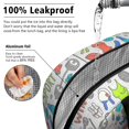 thumbnail image 5 of Womens Colorful Sports Items Pattern Lunch Box for Work,Insulated Lunch Bag for Women,Loncheras Para Mujer,Leakproof Adult Lunch Bag for Work,Beach,Travel,Picnic,Camping, 5 of 7