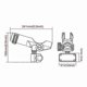 thumbnail image 2 of Marine Heavy Duty Adjustable Plastic Fishing Pole Holder Rod Holder For Boat Parts,2, 2 of 5