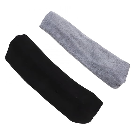 TUWAFE 2 Pcs Face Wash Headband Sweat Absorbing Makeup Headbands for Men Comfortable The Cotton Man
