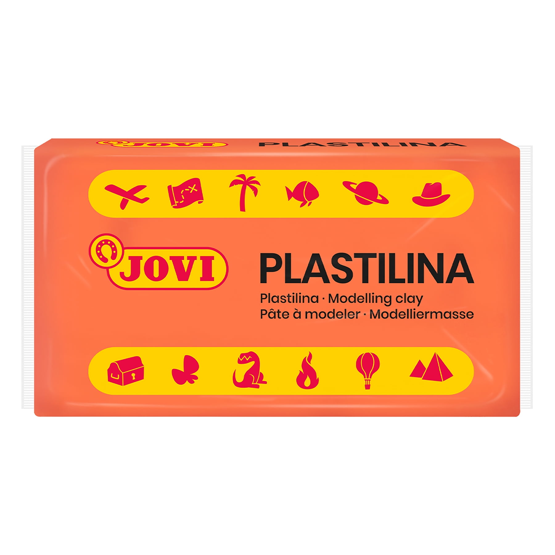 JOVI Plastilina Modeling Clay, Display Box of 30 Bars, Neon Colors
