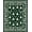 Green, Pattern 2, variant on ODIKA 4'x6' Machine Washable Non-Slip Area Rug, Vintage Yuletide Decorative Floor Covering High Traffic Rug, Green, 605846