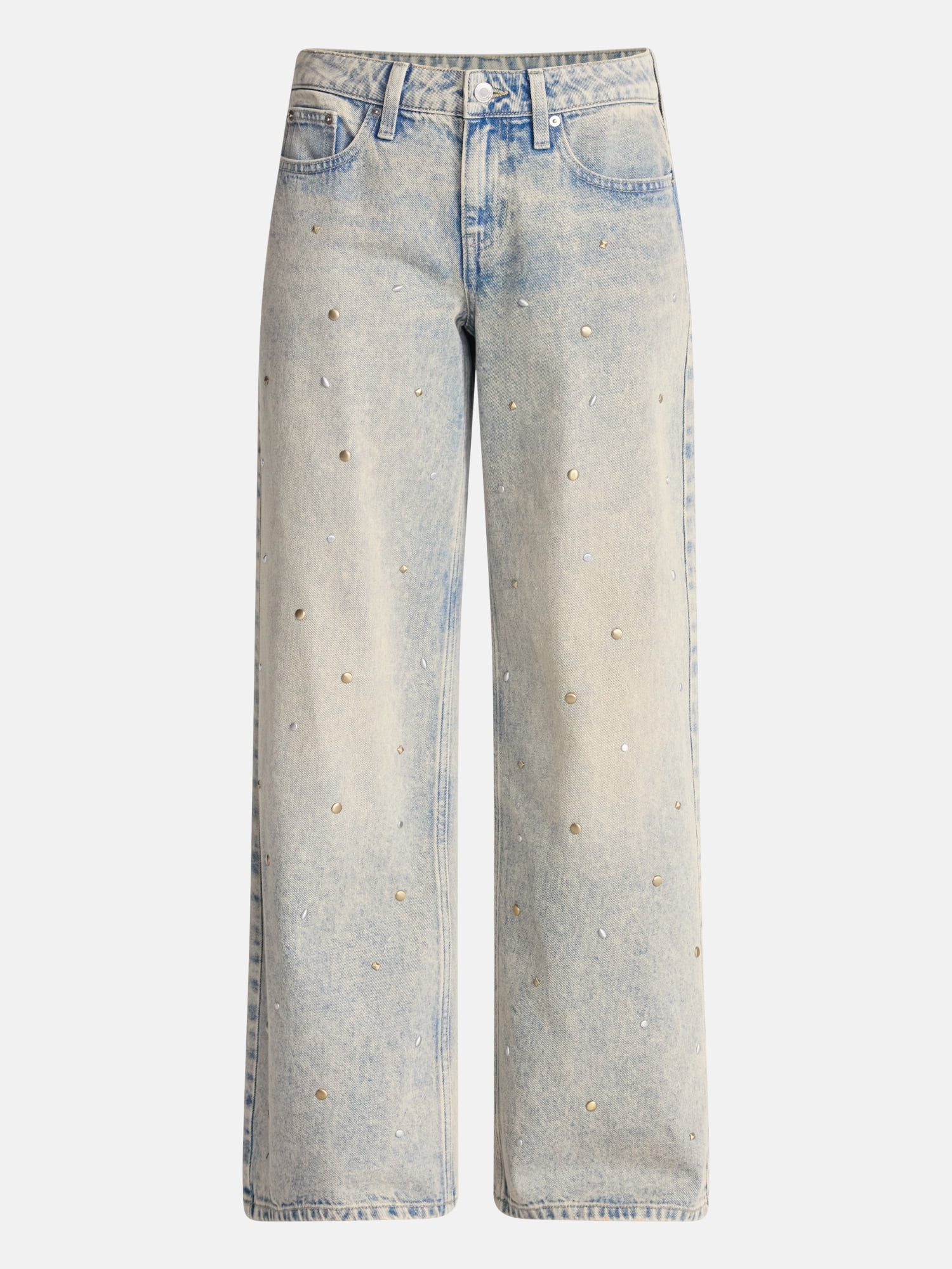 No Boundaries Low Rise Cotton Baggy Jeans, 31.5'' Inseam, Women's 00-26W