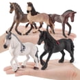thumbnail image 1 of Ensemble de Jeu Modèle de Cheval Réaliste Collection de Faveurs de Fête Figurines d'Animaux, 1 of 8