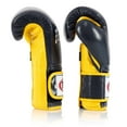 thumbnail image 5 of Fairtex BGV9 Mexican Style Blue Yellow Muay Thai Boxing Glove - Heavy Hitter, 5 of 5