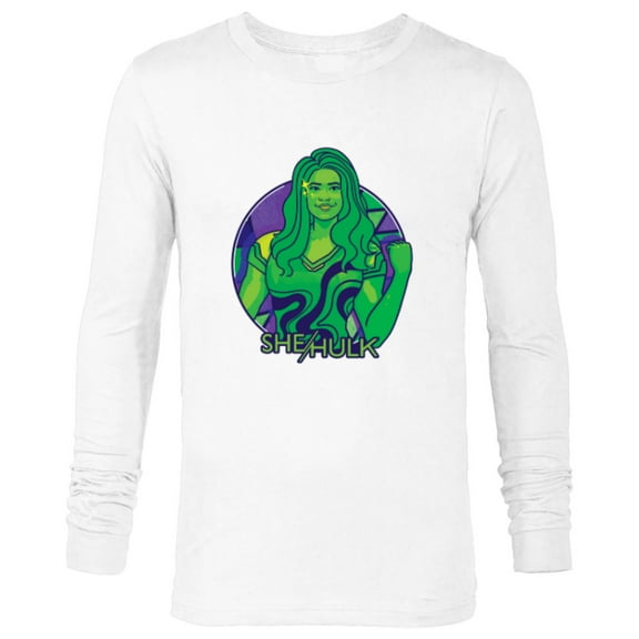 Marvel Studios She Hulk In Action - Long Sleeve T-Shirt for Men - Customized-White