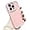 Pink, variant on Solid Bright Color Shockproof Soft Silicone Case for Women Girls Compatible with iPhone Case (iPhone 12 Pro Max,White)