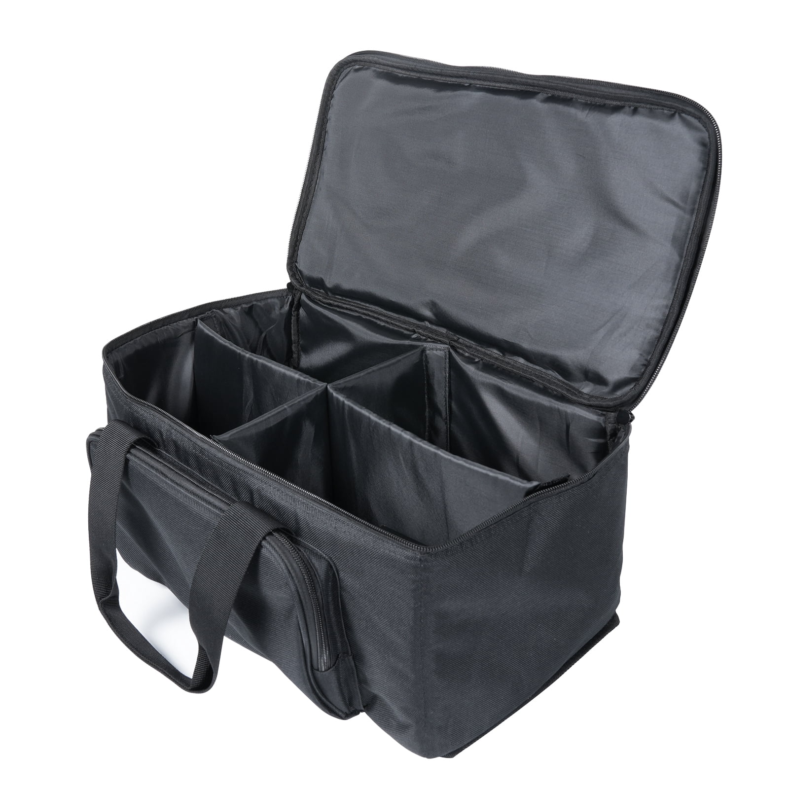 DJ Par Light Bag for 4 Par Lights, 18*18*10CM LED Stage Light Storage Bag, Black