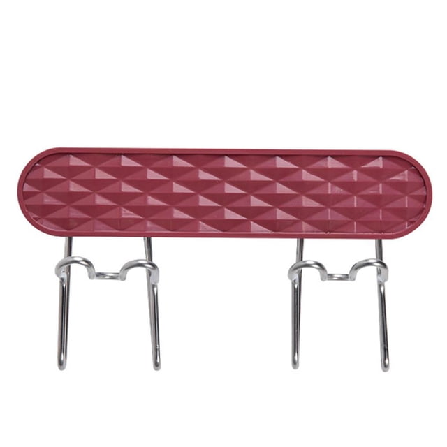 Soporte Para Cepillos De Dientes Cojinete Multipropósito Peso Estante De Almacenamiento Para Cepillos De Dientes Sin Perforaciones Fácil De Instalar Colgador De Pared Con 2 Ranuras Para El Baño Advancent HA028007-02