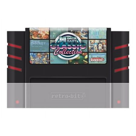 Retro Bit 5-in-1 Data East Classic Collection SNES Cartridge