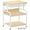 Beige, variant on POAO Extra Large Printer Stand with Drawer, 5-Adjustable Heights 3 Tier Printer Table with Wheels, Rolling Printer Cart with Storage Shelf