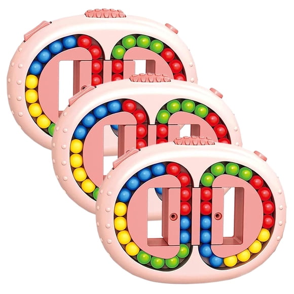 Cubo de Frijol Educativo MagiBean06 3Pzas Rosa 8.5x6.5cm Plástico ABS Cubo Mágico.