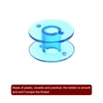 thumbnail image 4 of Unique Bargains Plastic Bobbins Standard Sizes for Multi Function Sewing Machine, Blue 50 Pack, 4 of 5