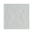 thumbnail image 1 of Fasade Easy Installation Regalia Matte White Glue Up Ceiling Tile/ Ceiling Panel (12" X 12" Sample), 1 of 3