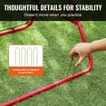 thumbnail image 4 of VEVOR Soccer Rebounder Rebound Net, Kick-Back 39"x39", Portable Football Training Gifts, Fully Adjustable Angles Goal Net, Aids & Equipment for Kids Teens & All Ages, Easy Set Up & Perfect Storage, 4 of 9
