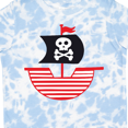 thumbnail image 4 of Inktastic Pirate Ship with Skull and Crossbones Boys or Girls Toddler T-Shirt, 4 of 5