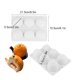 thumbnail image 4 of Ounissouiy Blanco Grado alimenticio aprobado por la Fácil de desmoldar y limpiar: para cualquier cocina Estabilidad de temperatura Fácil de Cocina y Comedor naranja pequeña, 4 of 6